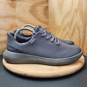 Kizik Madrid Mens Gray Hands Free Knit Sneakers Size 10